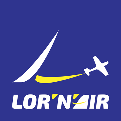 Lornair logo cours pilotage avion Lorraine